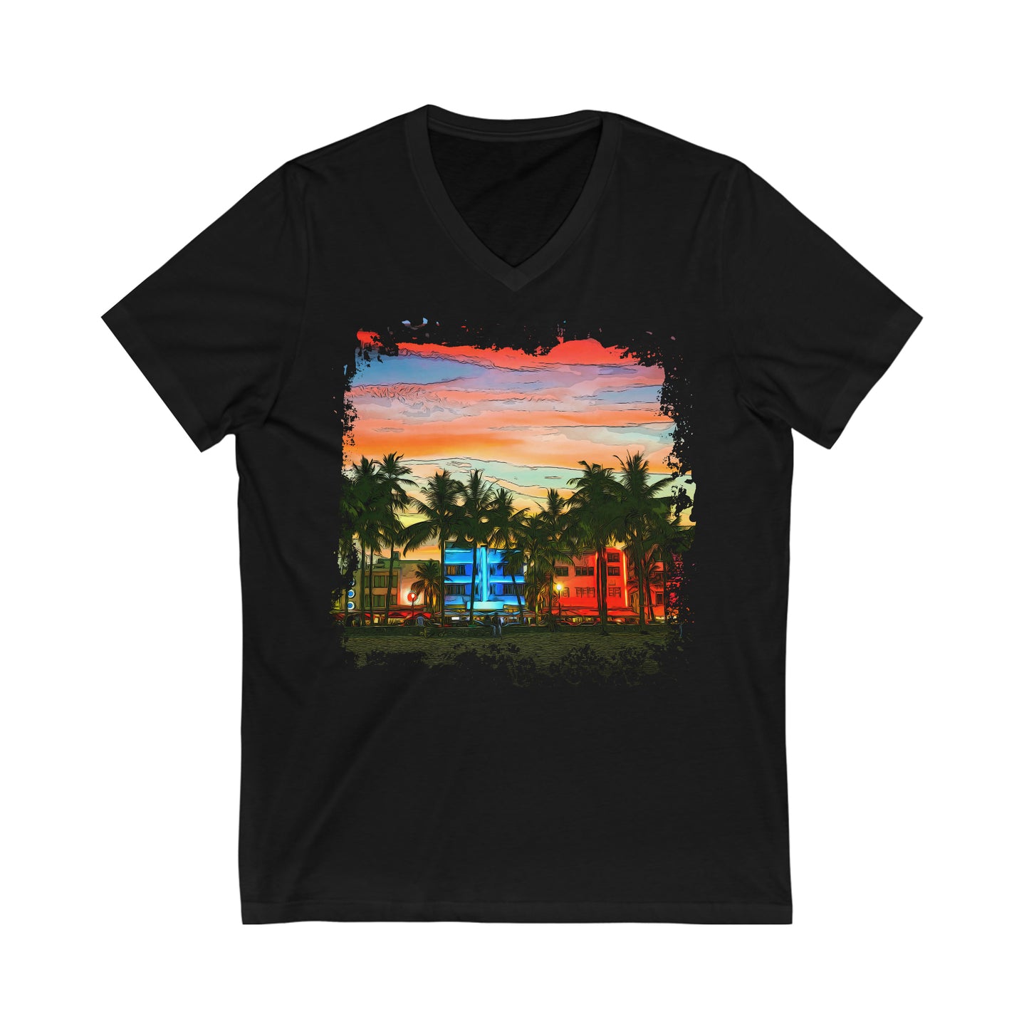 Ocean Drive V-Neck Tee
